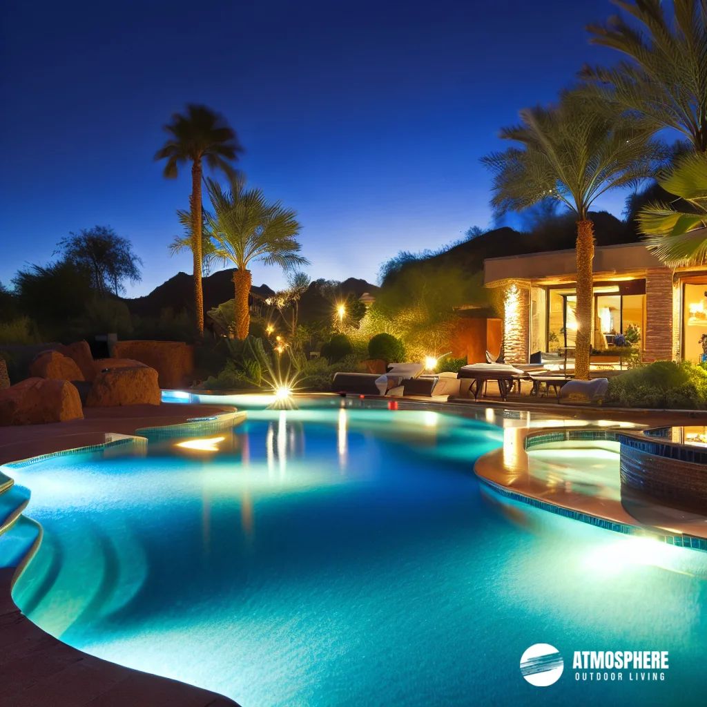 Scottsdale pool and spa by Atmosphere Outdoor Living